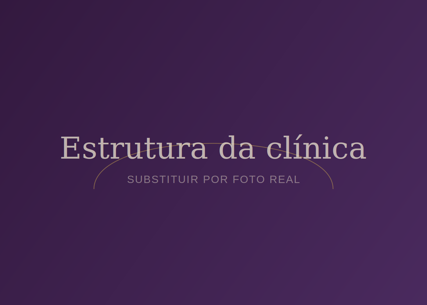 Recepção do consultório (imagem ilustrativa a ser substituída)